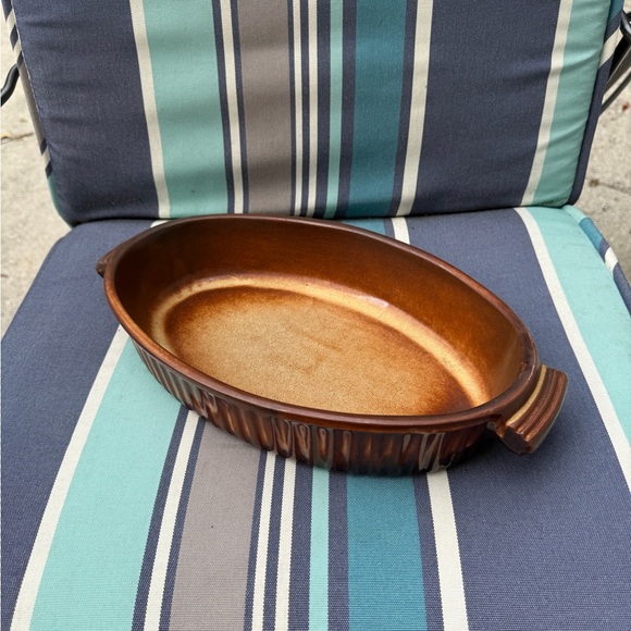 Ceramic partenopee oven casserole dish brown made in Italy - Picture 8 of 8